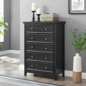 Fiberboard 5-drawer Vanity