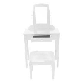 Vanity Set Make-up Dressing Table with Mirror and Cushioned Stool