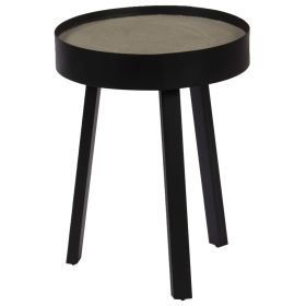 vidaXL Coffee Table Concrete Top 40x55 cm