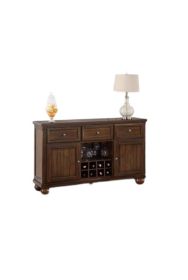 Cherry Brown Finish Traditional Style 1pc Server of Drawers Storage Cabinet Wooden Furniture