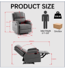 Best Choice Recliner Chair Living Room Reclining Sofa Chair, Home Theater Seating Modern Recliner