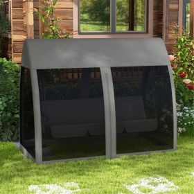 Garden rocking chair with canopy (Swiship-Ship) (Prohibited by WalMart)