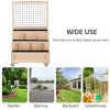 Wooden Planter , Flower shelf , Wood Planter Box