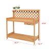 Garden Workbench With Drawer YJ