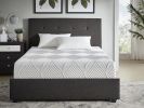 10-inch Queen Size Bed Mattress Gel-Infused Memory Foam Mattress, Firm, White, Mattress in a Box