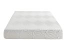 10-inch Queen Size Bed Mattress Gel-Infused Memory Foam Mattress, Firm, White, Mattress in a Box