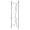 Garden Trellis 28"W x 75"H for Climbing Plants, Vinyl Trellis Indoor Outdoor Plant Support for Vines, Flowers, Vegetables, White