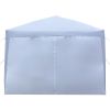 3 x 3m Two Doors & Two Windows Practical Waterproof Right-Angle Folding Tent White