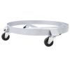 4Pcs Drum Dolly for 55 Gallon Drums,Barrel Dolly with 4 Swivel Caster Wheels,Heavy Duty Steel Frame Drum Cart with Brake for Workshops, Factories