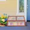 Outdoor Indoor Garden Portable Wooden Greenhouse