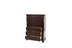 Antique Cherry / Antique Walnut Wooden 1pc Chest Of Drawers Storage Bedroom Furniture Unique Design