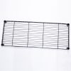 5-Layer Plastic Coated Iron Shelf with 1.5" Nylon Wheels 165*90*35 Black