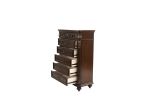 Antique Cherry / Antique Walnut Wooden 1pc Chest Of Drawers Storage Bedroom Furniture Unique Design