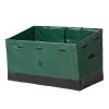 130 Gallon Waterproof Deck Box, Portable Outdoor PVC Storage Box for All Weather, Perfect for Camping Boat Garden Poolside Yard, Green