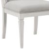 Light Grey and Weathered White Padded Side Chair (Set of 2)