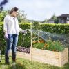 Raised Garden Bed with Trellis