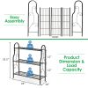 3-Tier Scrollwork Designed Metal Plant Stand