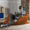 Jaxx 3.5 Ft Pillow Saxx Kids Bean Bag, Mandarin