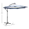 Outdoor beach umbrella /Cantilever Umbrella (Swiship-Ship)(Prohibited by WalMart)