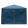 3 x 3m Two Doors & Two Windows Practical Waterproof Right-Angle Folding Tent Blue