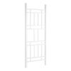 Garden Trellis 28"W x 75"H for Climbing Plants, Vinyl Trellis Indoor Outdoor Plant Support for Vines, Flowers, Vegetables, White