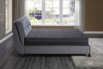 11-inch Queen Size Bed Mattress Gel-Infused Memory Foam Hybrid Mattress, Dark Gray, Mattress in a Box