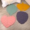 Dog Blanket Decor 3D Leaves Shaped Pet Blanket Cushion Household Dog Bed Cat Bed Pet Blanket Warm Soft Plush Blankets for Dog Blankets and Cat Blanket