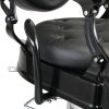 Professional Hydraulic Lift Salon Barber Chair, Hair Beauty Equipment, Modern Styling Salon chair - Black XH