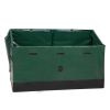 130 Gallon Waterproof Deck Box, Portable Outdoor PVC Storage Box for All Weather, Perfect for Camping Boat Garden Poolside Yard, Green