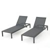 CAPE CORAL KD CHAISE LOUNGE GRY(MP2)( SET OF 2 )