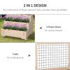 Wooden Planter , Flower shelf , Wood Planter Box