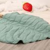 Dog Blanket Decor 3D Leaves Shaped Pet Blanket Cushion Household Dog Bed Cat Bed Pet Blanket Warm Soft Plush Blankets for Dog Blankets and Cat Blanket