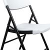 4pcs 47*54*84cm Garden Plastic Folding Chair White