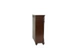 Antique Cherry / Antique Walnut Wooden 1pc Chest Of Drawers Storage Bedroom Furniture Unique Design