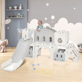 Plastic Children's Slide (Color: White)